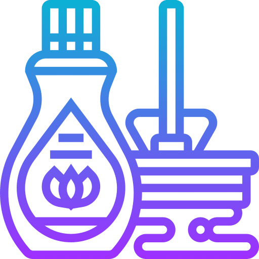 Icône de produits et accessoires d’entretien ménager