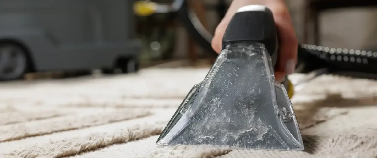 Entretien d'un tapis résidentiel avant l'hiver à Québec.