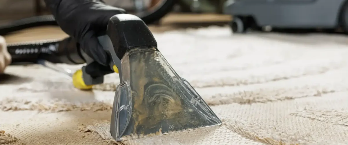 Entretien d'un tapis résidentiel avant l'hiver à Québec.