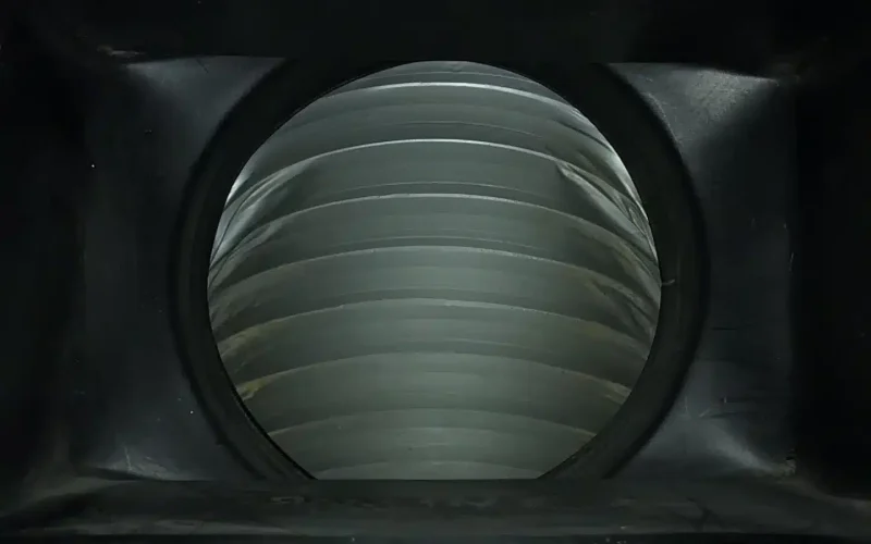 Nettoyage conduits échangeur d'air à Québec avec Océanick Nettoyage - Conduit échangeur d'air propre, photo après intervention