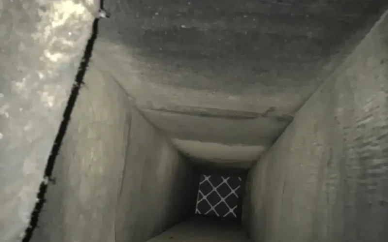 Nettoyage conduits de ventilation à Québec avec Océanick Nettoyage - Conduit échangeur d'air propre, photo après intervention